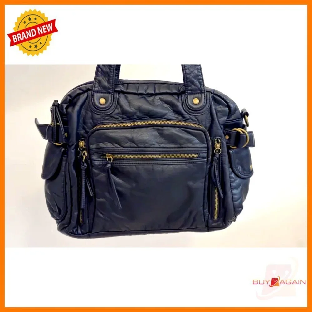 Large Vegan Leather Hobo Tote with Adjustable Strap for Work & Travel